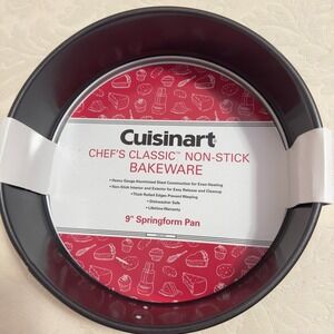 Cuisinart 9" Chef's Classic Nonstick Bakeware Round Cake Pan Steel Heavy Gauge